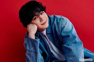 JO1　豆原一成　撮影/山田智絵、ヘアメイク/西尾さゆり、スタイリスト/岡本健太郎