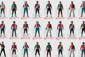 放送から55周年を迎える仮面ライダーシリーズ（仮面ライダーWEB公式サイトより）