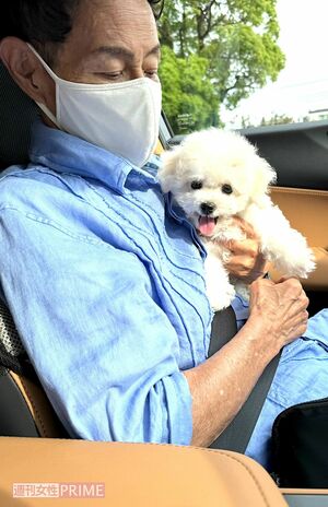 加トちゃんも、ことちゃんに癒されていました～　撮影／加藤綾菜