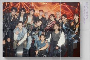 韓国、中国、アメリカ出身のメンバー13名で構成されるSEVENTEEN（公式SNSより）