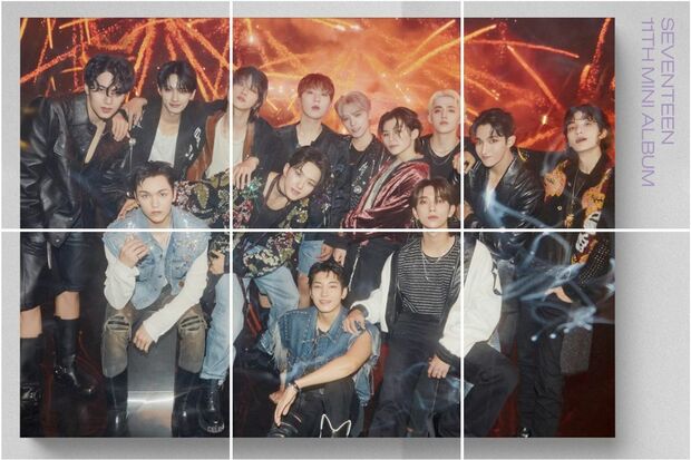 韓国、中国、アメリカ出身のメンバー13名で構成されるSEVENTEEN（公式SNSより）