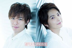 左から柿澤勇人、小池徹平　撮影／廣瀬靖士