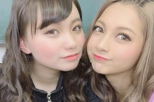 “リアル姉妹”として2019年3月にアップされた、姉・ゆきぽよ(右)と妹・ゆみちぃ(左)の2ショット(ゆきぽよ公式インスタグラムより)