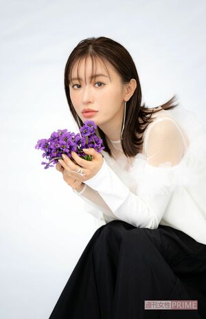 松本まりか 撮影/伊藤和幸 ヘアメイク/AKEMIKIBE(PEACEMONKEY) スタイリスト/後藤仁子