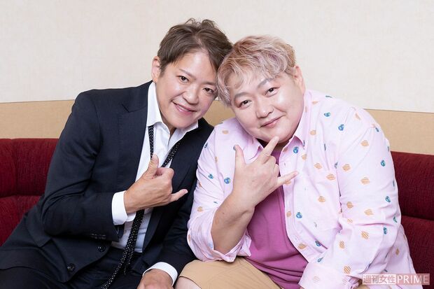 クラッシュ・ギャルズのライオネス飛鳥と長与千種（撮影／矢島泰輔）