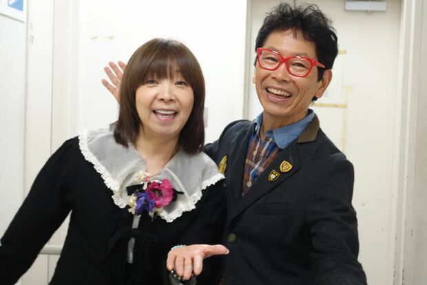 2018年、音楽番組の司会を南こうせつさんと収録した後、楽屋にて