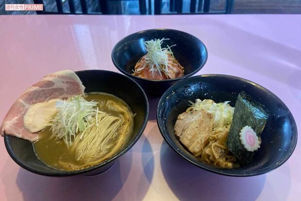 『麺屋鳳』大の里のお気に入りメニューは、煮干し白湯ラーメン、油そば、ミニ丼(冷チャーシュー)