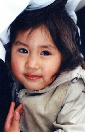 2歳のころ。3人きょうだいの末っ子として生まれた