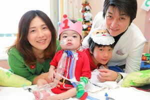 ご家族4人で撮った写真