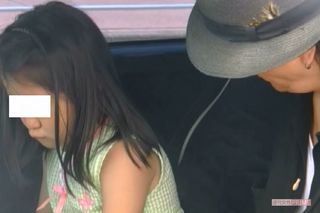 旅行の帰りに高橋ジョージと離れるのを嫌がりグズる娘(画像は高橋提供)