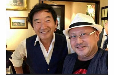 石田純一（左）と木村仁容疑者（容疑者SNSより）