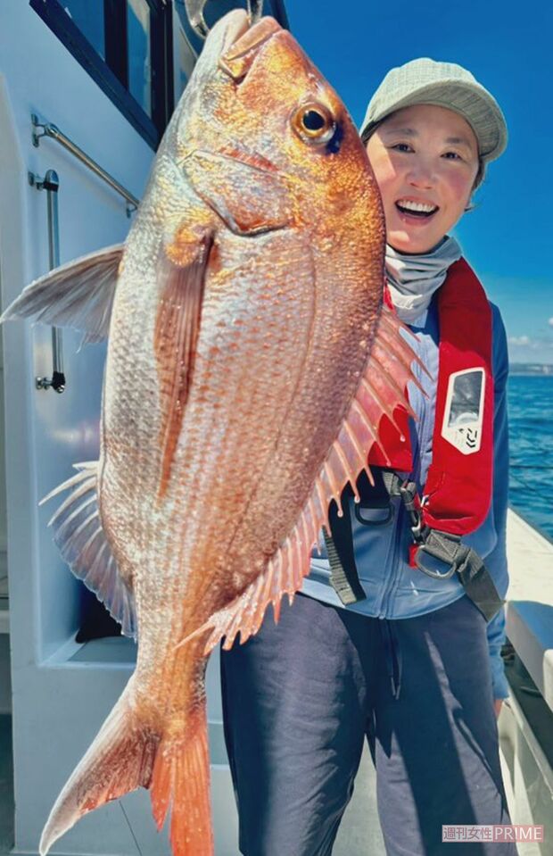 釣りが趣味で、時間をつくっては出かけるという