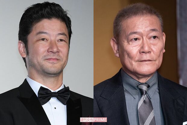 浅野忠信（左）と國村隼（右）