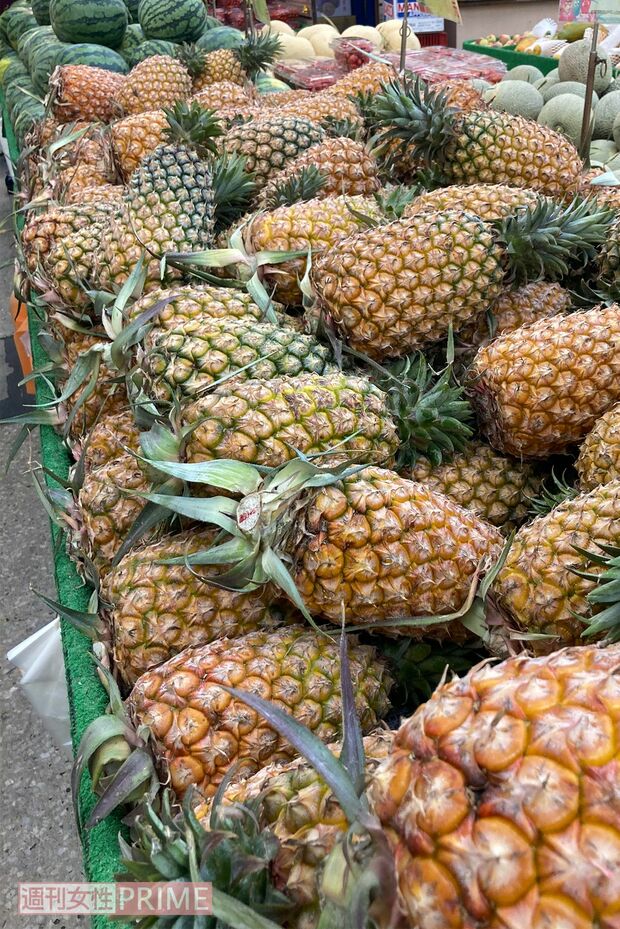 台湾のパイナップル専門店