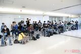 小室圭さんの帰国当日、成田空港に集まった多くの報道陣（'21年9月）
