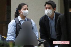 守谷絢子さん夫の守谷慧さんも途中で合流し、家族４人で『オール学習院の集い』を巡った