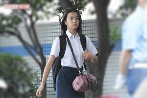 2018年、スクール帰りのKoki,