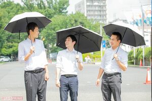 日傘男子広め隊 撮影/矢島泰輔