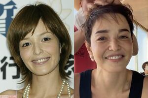 梨花（左／2003年・30歳、右／現在・本人のインスタグラムより）