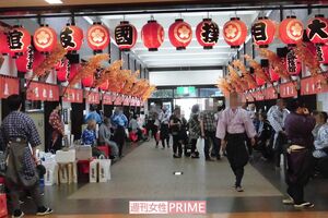 国技館の中にあるお茶屋さん