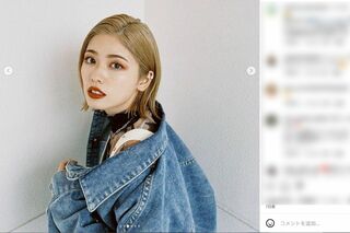 人生初の金髪姿を披露する小芝風花（公式インスタグラムより）