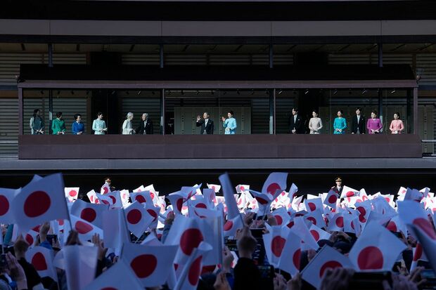 1月2日に行われた一般参賀では、10名の女性皇族が出席された