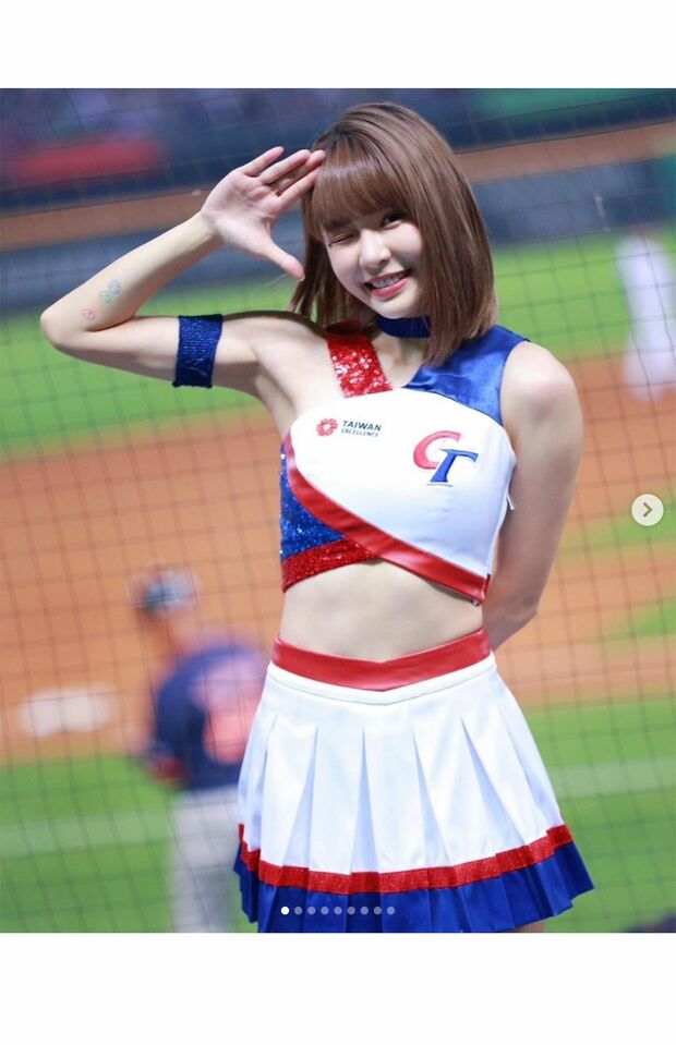 楽天ガールズの陳怡叡（ユリ）（インスタグラムより）