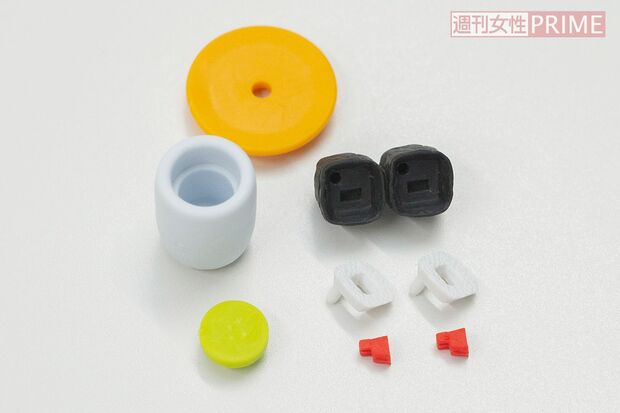 鉄火巻きのシャリやネタまでパーツ分け！