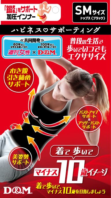 「鍛えるをサポート」トップス