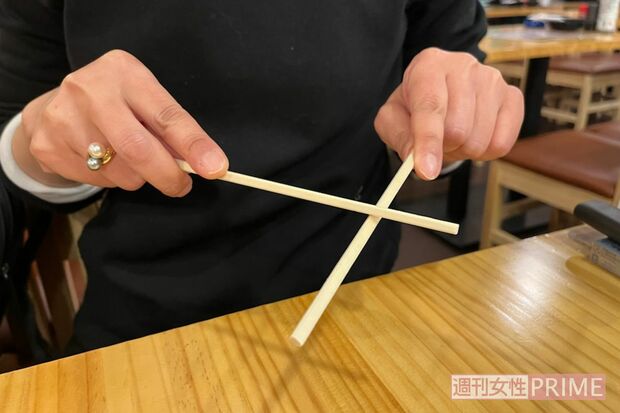 割り箸は割った後、しごいて使うのが粋でしょ☆