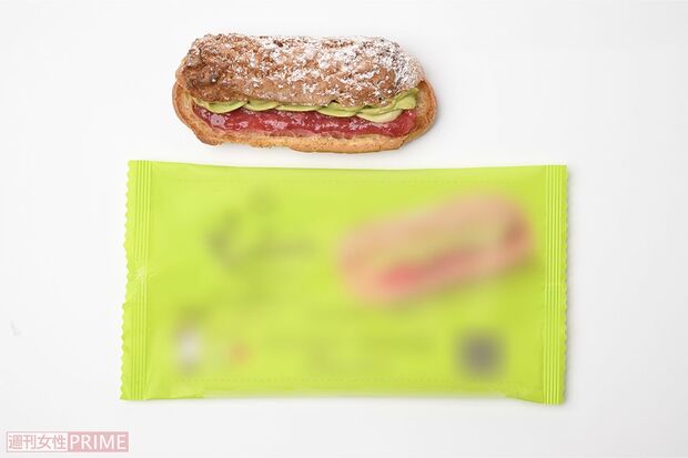 パッケージの2分の1ほどしかないサイズのスイーツ