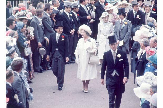 上皇ご夫妻（当時は皇太子ご夫妻）がイギリスの競馬場へ（'76年6月）