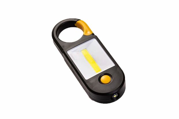 セリア カラビナ付2WAYランタン アウトドア用としてはもちろん防災用に1つあればキャンプ以外にも何かと役立つ