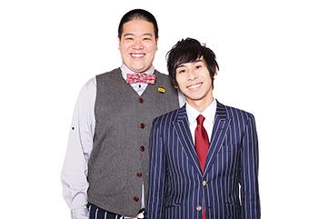  S×Lのふたり。左が酒井の相方・加藤翔平