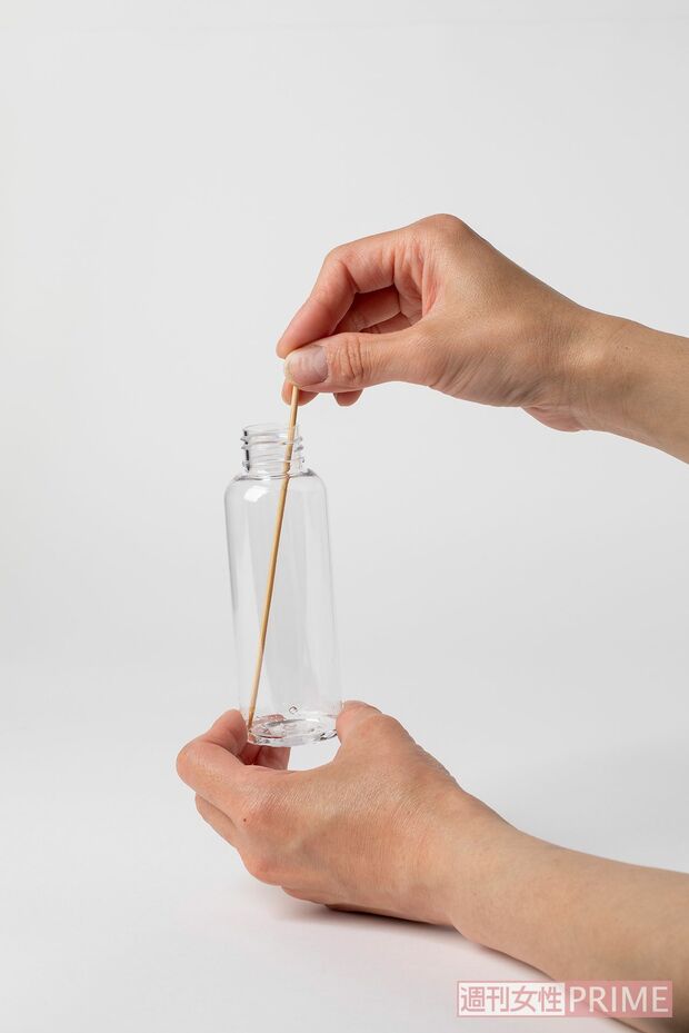 美容成分を乳化させる