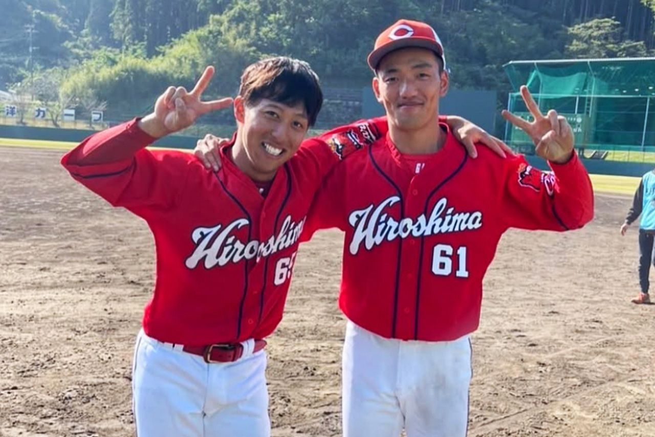 元広島カープ・羽月隆太郎に“根性焼き”を入れた先輩選手、矢野雅哉も