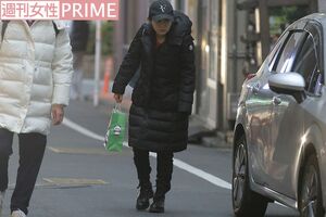 2025年2月、卓球教室を終えた会場を後にする福原愛