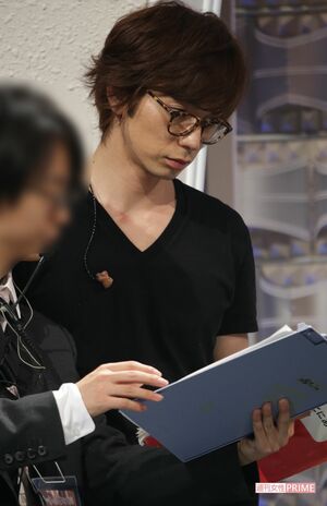 『第64回紅白歌合戦』リハーサル中の嵐・松本潤（'13年）