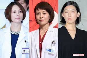 左から米倉涼子、沢口靖子、江口のりこ