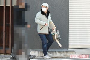 記者の直撃を受け驚く春風亭昇太（2017年2月）