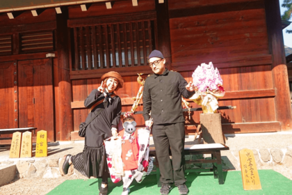 治療の合間をぬって、娘の七五三のお参りもできました