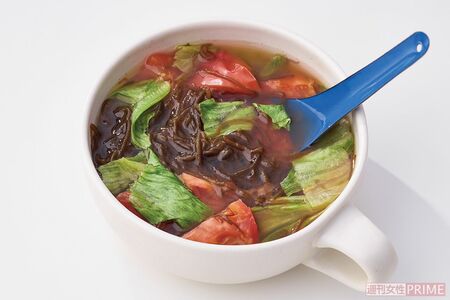 もずくトマトスープ 撮影/廣瀬靖士