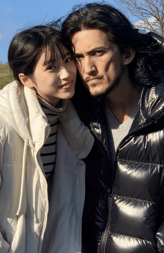 女優・片岡凜、父娘のツーショット（本人Xより）