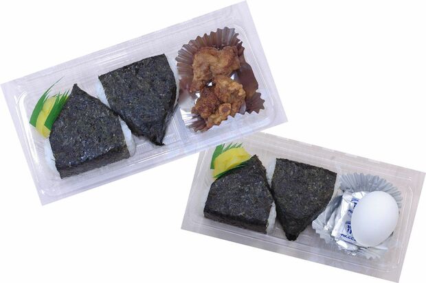 『お弁当のポパイ』おにぎり弁当（『お弁当のポパイ』より）