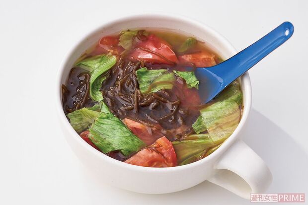 もずくトマトスープ