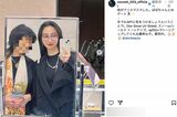 CocomiがSNSに投稿した写真の工藤静香の顔にはモザイクが（本人のインスタグラムより）