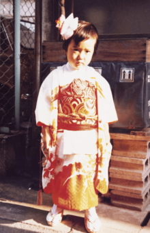 3歳の七五三。