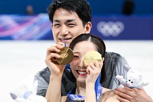 “りくりゅう”こと三浦璃来、木原龍一ペア（撮影/JMPA）