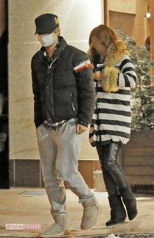 イタリアンレストランで女性とデートしていた横山裕（2013年）