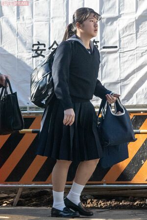 高校3年生の愛子さまは、ご卒業まで1か月を切った（2月18日）